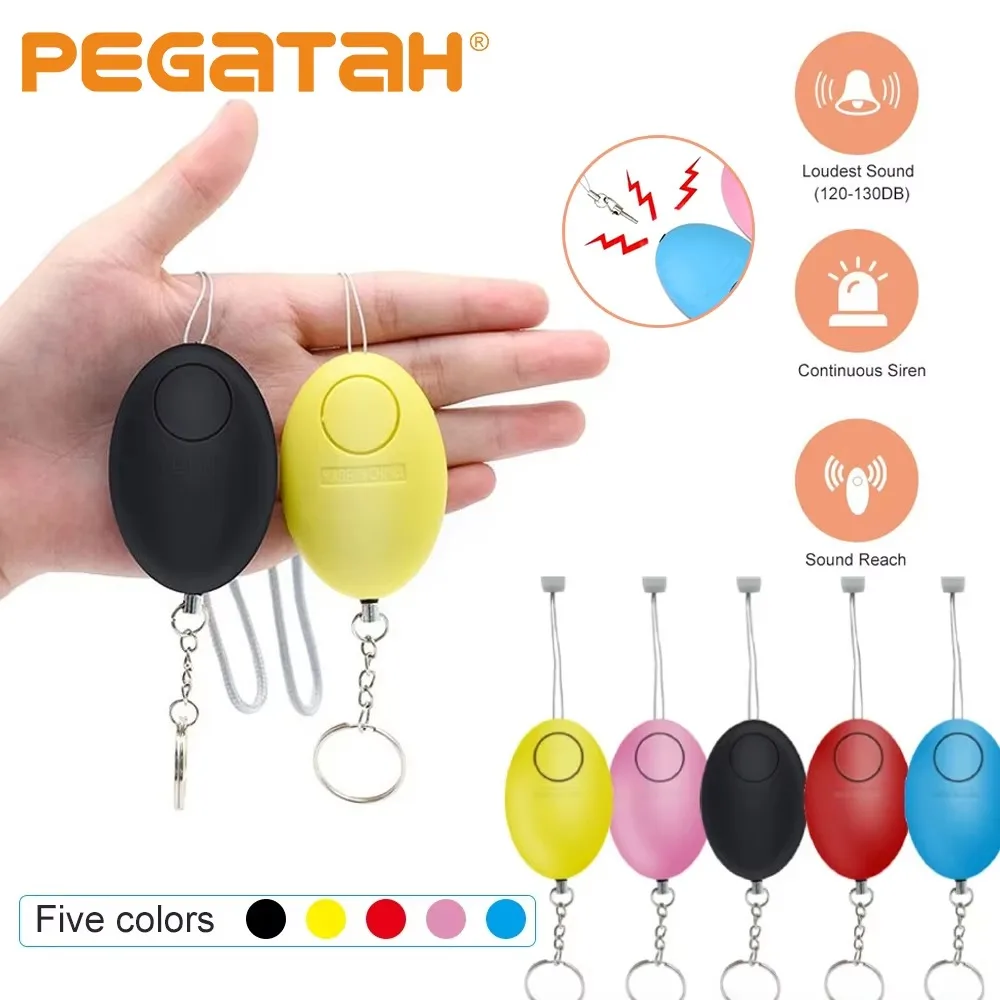 Personal Alarm Keychain - 120 дБ, брелок-сигнализация для самообороны, безопасный