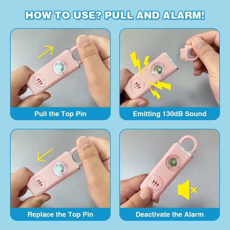 Оригинальная персональная безо – обзор и цена Personal Alarm Keychain