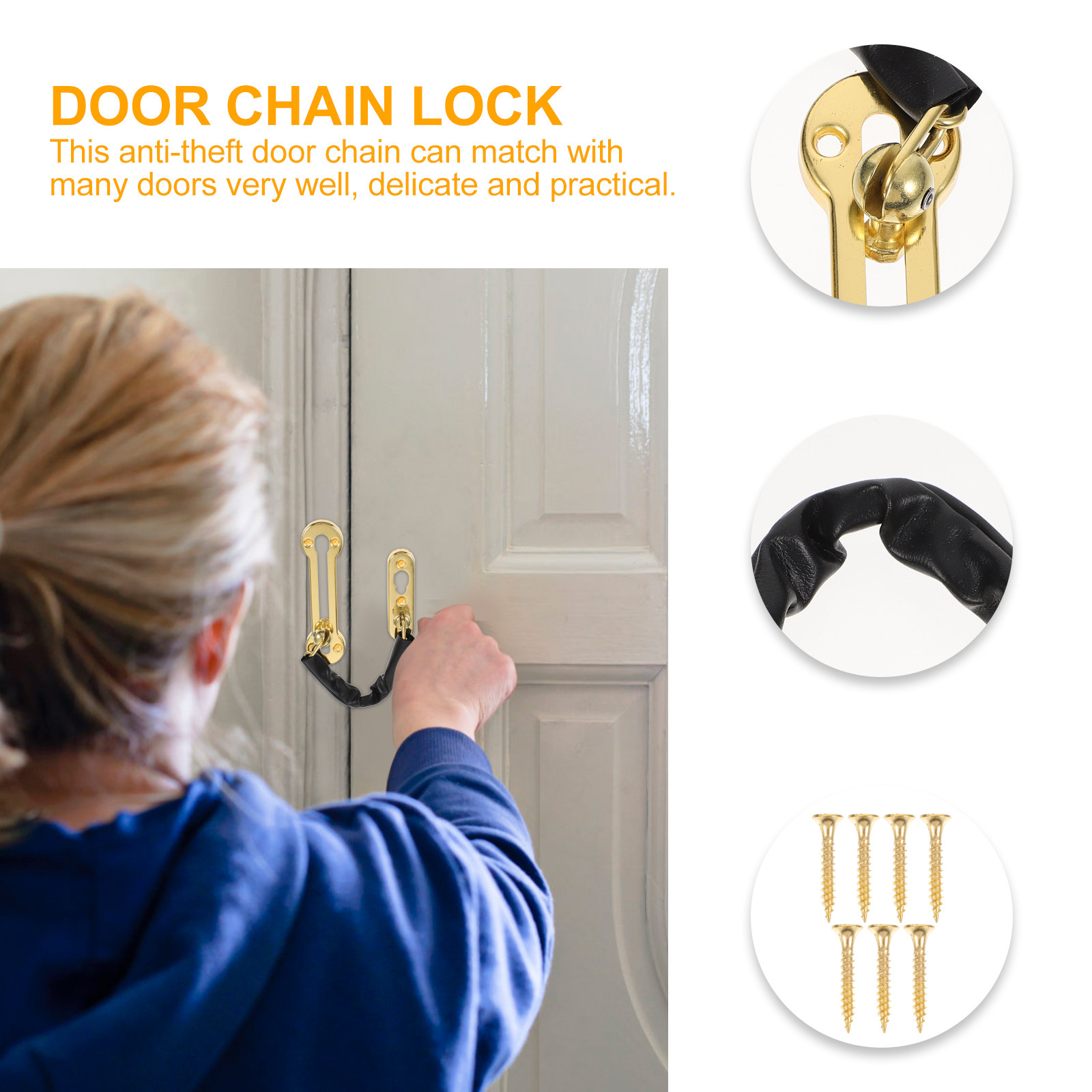 Цепной замок из нержавеющей ст – обзор и цена Security Chain Door